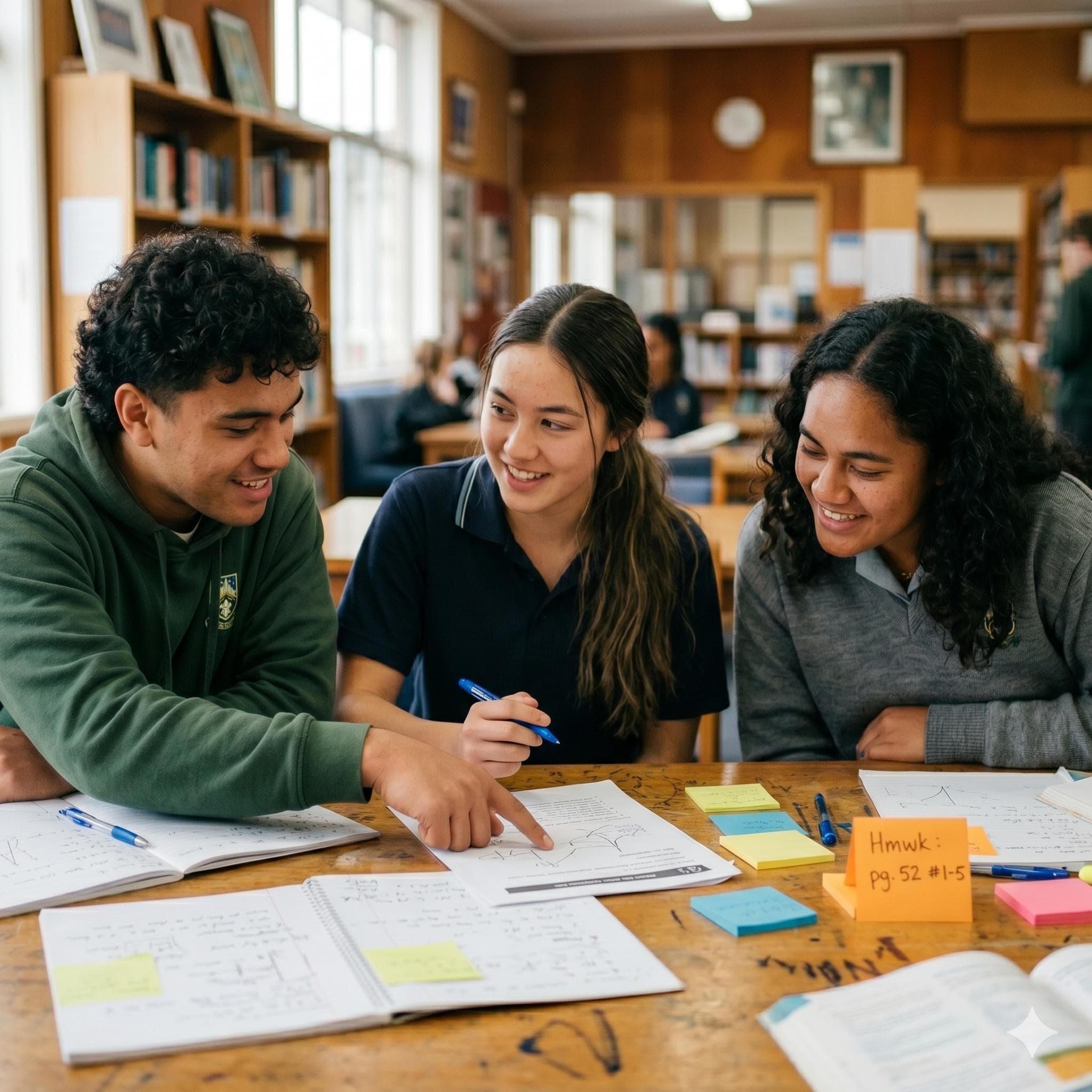 Rangatahi taking part in youth-led AI research